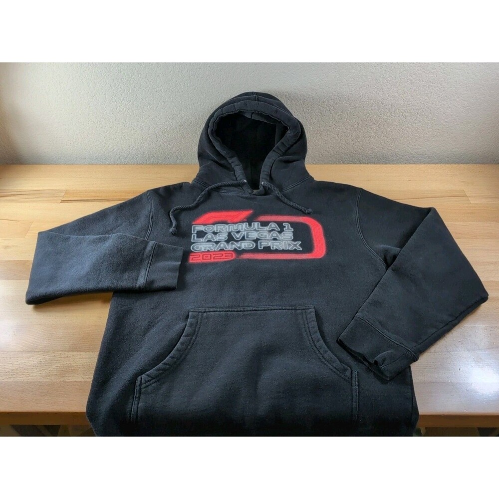 Unisex Black Formula 1 Las Vegas Grand Prix Hoodie 2023 Inaugural Race Small
